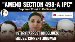 Supreme Court Requests Parliament To Amend Section 498-A In Bharatiya Nyaya Sanhita | Misuse of 498A