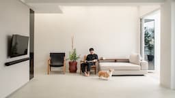 Inside A Minimalist's One-Bedroom Apartment Designed For Open Living