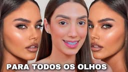 MAKE PARA TODOS OS OLHOS!!! MAQUIAGEM QUE DÁ CERTO EM TODOS OS FORMATOS DE OLHOS