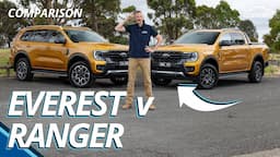 2024 Ford Ranger Wildtrak v Ford Everest Wildtrak Comparison | Which Ford ute or SUV best suits you?