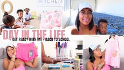 DAY IN MY LIFE AS A MOM WITH 4 KIDS AT HOME |  START OF BACK TO SCHOOL | GET READY WITH ME | CRISSY