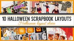 10 Halloween Scrapbook Layouts | Scrapbook Ideas for Halloween