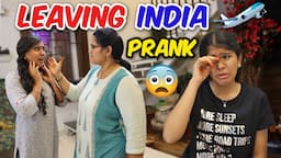 😩Akka Leaving HOME🏠- Ammu Cried😢 || PRANK on Family😜 || Ammu Times ||