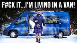 A Scottish Man In A Kilt, Living In His Van