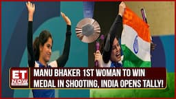 Manu Bhaker Clinched India's First Medal At Paris Olympics, 1st Women To Win Medal In Shooting!