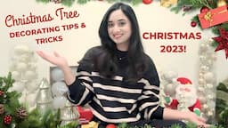 10 Christmas Tree Decorating tips and tricks | Budget-Friendly Christmas Tree Decorate with me 2023!