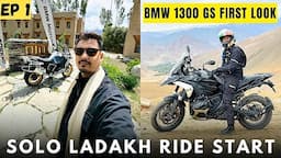 Leh Ladakh adventure Ride Start 😍 Episode 1 | Solo Ride 3.0 | BMW GS R 1300