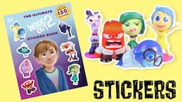 Inside Out 2 Story with Sticker Book, Joy & Sadness Emotions