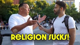 Man goes OFF on Religion and then this happens