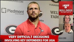 Georgia Football roster decisions...Outside linebackers and are we benching Mike Bobo?!?