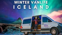 Winter Van Life in ICELAND | Van Camping on the Ring Road In -15°