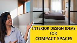 COMPACT SPACE INTERIOR DESIGN IDEAS✨Part 2 Interior design ideas for small spaces & Smart furniture