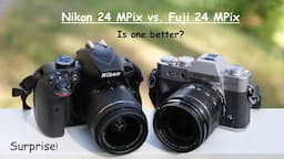 Nikon D3400 vs Fuji X-T20. Which is better? Surprise at high ISO!