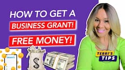 How  to Get a Business Grant! Free Money for Your Business! Business Grant! Money for a Startup!