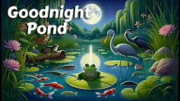 Let's Say Goodnight to 15 Pond Animals🐸🐌 THE IDEAL Cozy Bedtime Stories for Babies and Toddlers