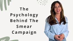 Narcissists Smear Campaign - The Psychology Behind Why People BELIEVE Them