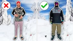 Everything You Need To Wear Snowboarding