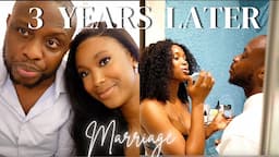 My Husband Shares his MARRIAGE FEARS, REGRETS AND ADVICE: 3 years Anniversary, Skin Care with Hubby