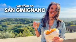 A Day in San Gimignano, Italy! 🇮🇹 San Gimignano Travel Guide and Walking Tour!