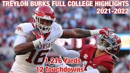 Treylon Burks Full 2021-2022 College Football Highlights | Arkansas Wide Receiver |