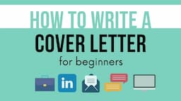 How to Write a Cover Letter for Beginners (FREE Example)