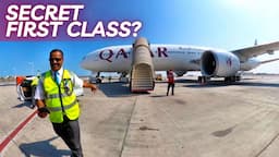 ALONE in Qatar Airways' SECRET First Class