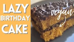 My DELICIOUS & MOIST Vegan Birthday Cake Recipe - BEGINNER vegan  cake without eggs