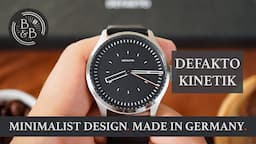 Intuitive and Creative Minimalist Dial Design - Defakto Kinetik Standard Review - Beans & Bezels