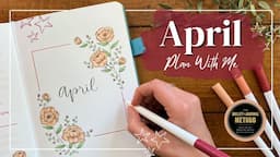 PLAN WITH ME!🌺| April Bullet Journal Set Up | Trying the Original BuJo Method + Peony Theme