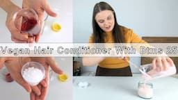 How to make a vegan friendly rich hair conditioner using btms 25 recipe & tutorial included