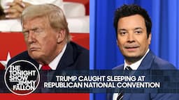 Trump Can't Stay Awake at Republican National Convention, Biden Can't Stop Blinking in Interview