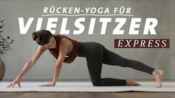 Yoga für Vielsitzer Express | Frische Impulse für Rücken, Wirbelsäule & Schultern | 15 Min.