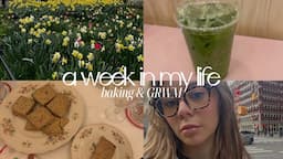 a week in my life | baking cookies & everyday makeup