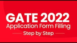 Gate 2022 Application process step by step | Engineering and Non Engineering students, relevel