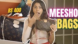 *cheapest* Meesho Bags Starting 270! | Unsponsored | Ishita Khanna