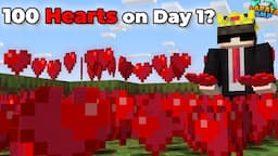 How I Collected 100 Hearts on the 1st Day of Lapata SMP