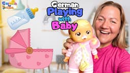 Easy German for Kids | Playing in German with Baby | Immersive German Lesson for Littles