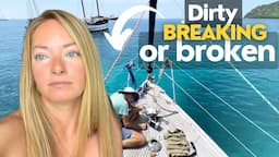 ⛵️BAD LUCK or NORMAL??😳BOAT LIFE Sailing Joco