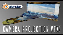 Easy Camera Projection in Blender 3d: Full VFX Tutorial