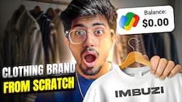 How to Start a Clothing Brand with 0 Investment?! (BluePrint Included) | Ali Solanki