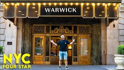 AFFORDABLE NYC LUXURY HOTEL? Warwick New York Room Tour & Review (2024 Travel Guide)