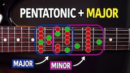 How To Combine The Pentatonic Scale & The Major Scale - Guitar Lesson