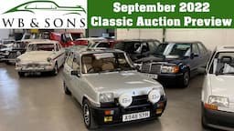 WB & Sons September 2022 Classic Car Auction Preview - Hot Hatches, 80s Heroes, RARE Lotus!