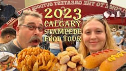 2023 Calgary Stampede Food Tour | Peanut Butter Pickle Corn Dog!