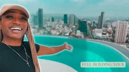 Official $500 Bangkok Condo Tour (rooftop pool, condo amenities, luxury, and more)