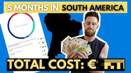 How Much Does It REALLY COST To Travel Around SOUTH AMERICA?! +budgeting tips for each country