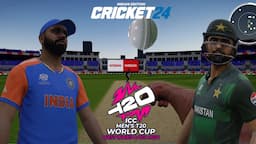 Most realistic Simulation : India vs Pakistan IND vs PAK ICC Mens t20 World Cup Cricket 24 Match Pre