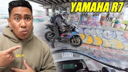 RIDING A YAMAHA R7 AT A SKATEPARK! | ADOBO MOTO S2E11