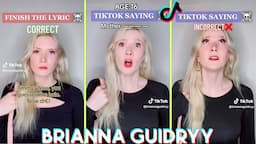 Brianna Guidryy Tik Tok Saying POV Tik Tok Videos - @briannaguidryy Finish The Lyrics tiktok Series