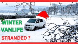 WINTER VANLIFE CHRISTMAS | UNEXPECTED SNOW @vanlifegoodies